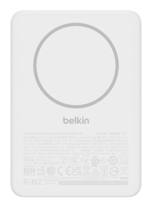 Belkin BPD010hqWH 5000 mAh Draadloos opladen Wit