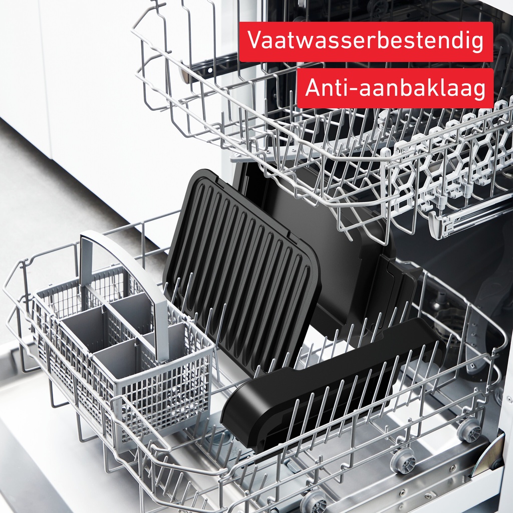 Tefal OptiGrill 2in1 OptiGrill 2-in-1 GC7728 intelligente grill en bbq zwart - Afbeelding 10