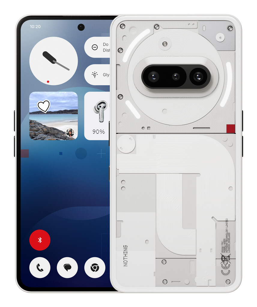 Nothing Phone (3a) 17,2 cm (6.77") Dual SIM Android 15 5G USB Type-C 12 GB 256 GB 5000 mAh Wit