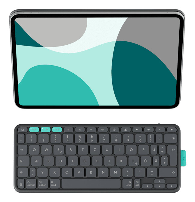 Logitech Flip Folio QWERTZ Duits Bluetooth Grafiet - Afbeelding 5