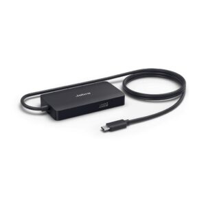 Jabra 14207-58 laptop dock & poortreplicator USB 3.2 Gen 1 (3.1 Gen 1) Type-C Zwart