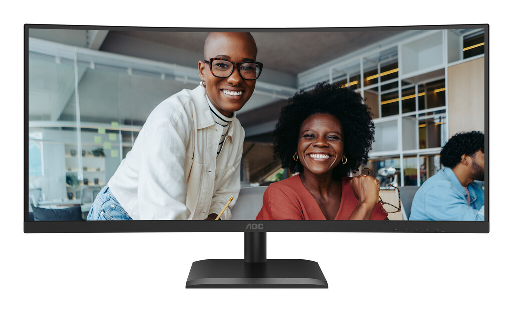 AOC E4 CU34E4CV computer monitor 86,4 cm (34") 3440 x 1440 Pixels UltraWide Quad HD LCD Zwart - Afbeelding 4