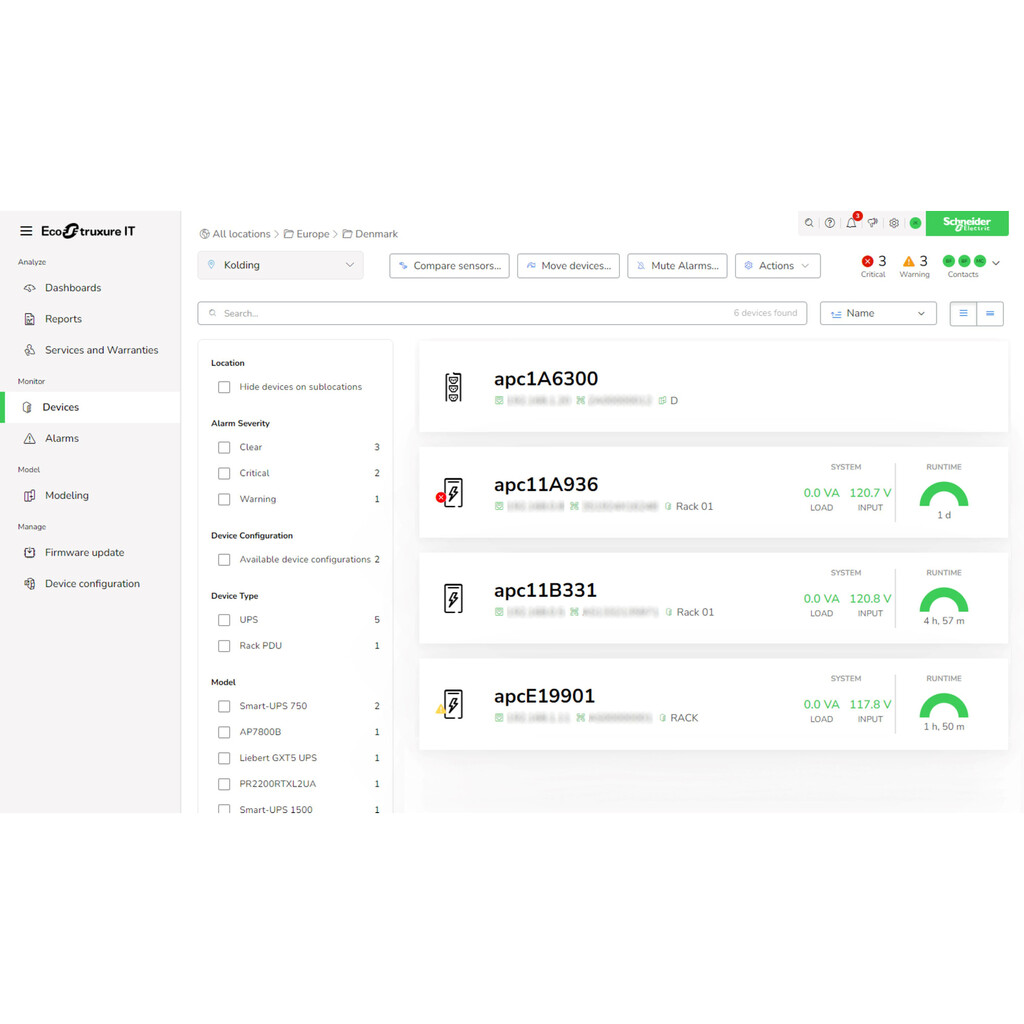 Schneider Electric Abonnement, EcoStruxure IT Expert, 3 jaar, digitaal, monitoring en beheer op afstand van datacenters. - Afbeelding 7