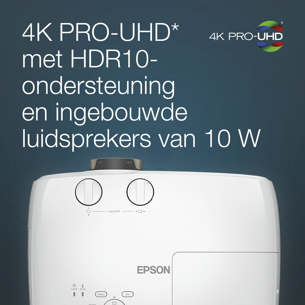 Epson EH-TW7100 4K PRO-UHD-projector, 3000 lumen, scherm van maximaal 500 inch - Afbeelding 8