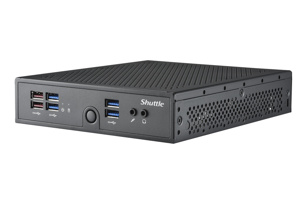 Shuttle XPC slim Barebone DS50U5, i5-1335U, 2x LAN (1x 2.5Gbit ,1x 1Gbit), 1xCOM,1xHDMI,1xDP, 1x VGA, ventilatorloos , 24/7 perm - Afbeelding 5