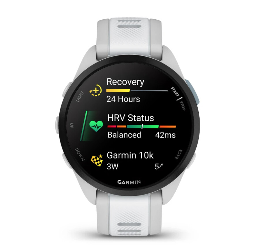 Garmin Forerunner 165 3,05 cm (1.2") AMOLED 43 mm Digitaal 390 x 390 Pixels Touchscreen Grijs GPS - Afbeelding 4