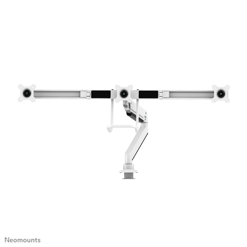 Neomounts NM-D775DX3WHITE flat panel bureau steun 68,6 cm (27") Wit - Afbeelding 3