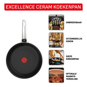 Tefal Excellence Ceram koekenpan 28 cm