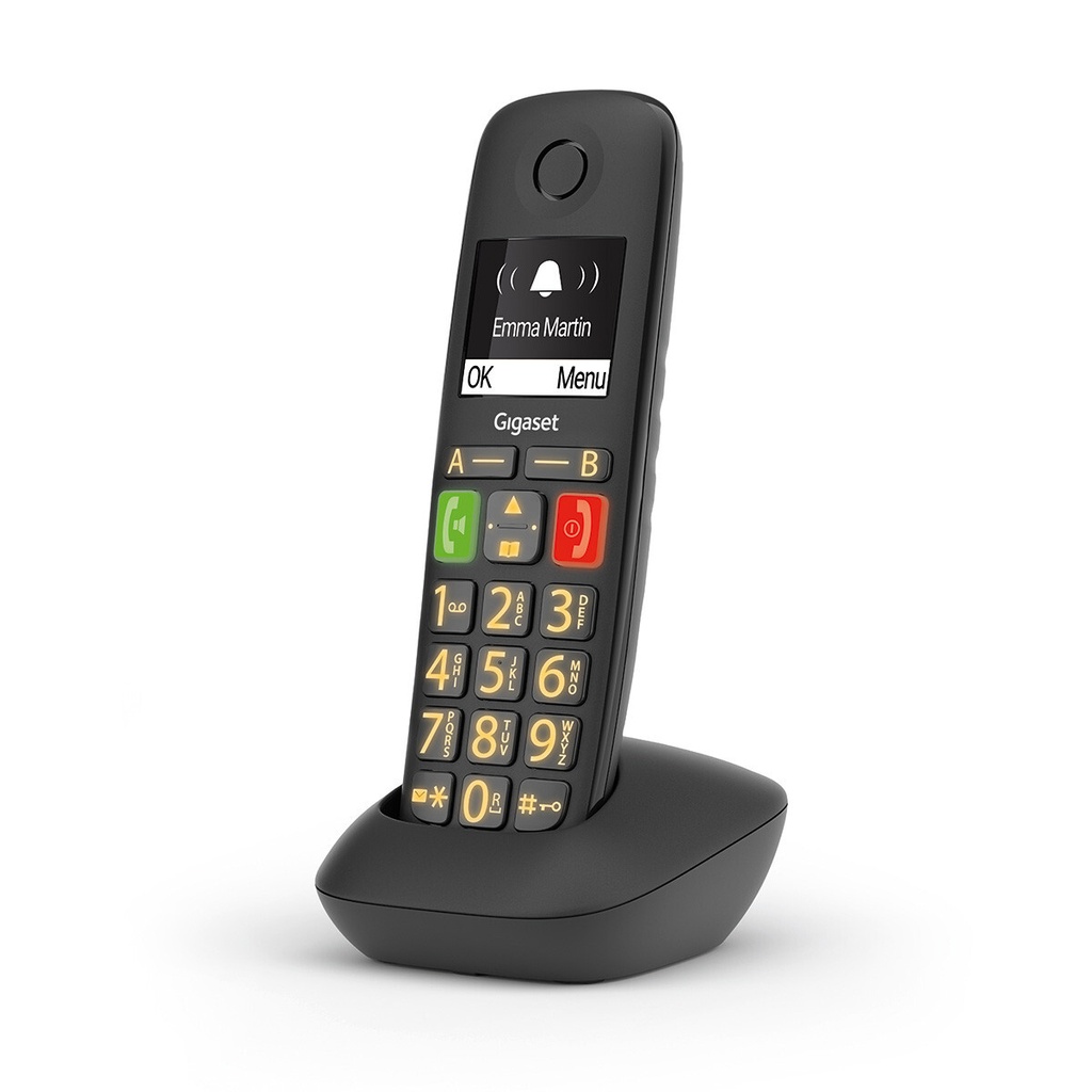 Gigaset E290HX Analoge-/DECT-telefoon Nummerherkenning Zwart - Afbeelding 3