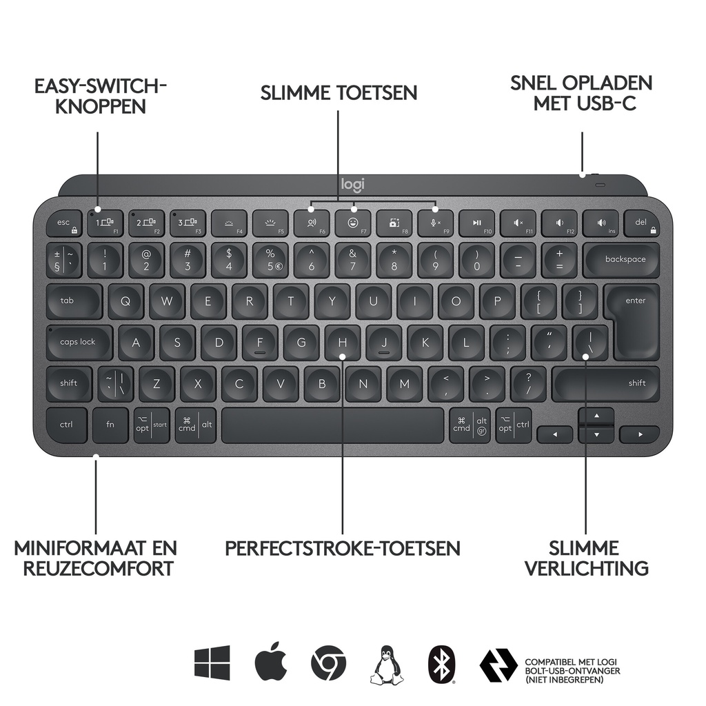 Logitech Master MX Keys Mini - Afbeelding 7