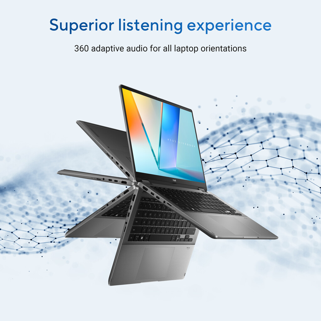 ASUS Vivobook 14 Flip TP3407SA-SG167W Copilot+ PC Intel Core Ultra 5 226V Hybride (2-in-1) 35,6 cm (14") Touchscreen WUXGA 16 GB - Afbeelding 25