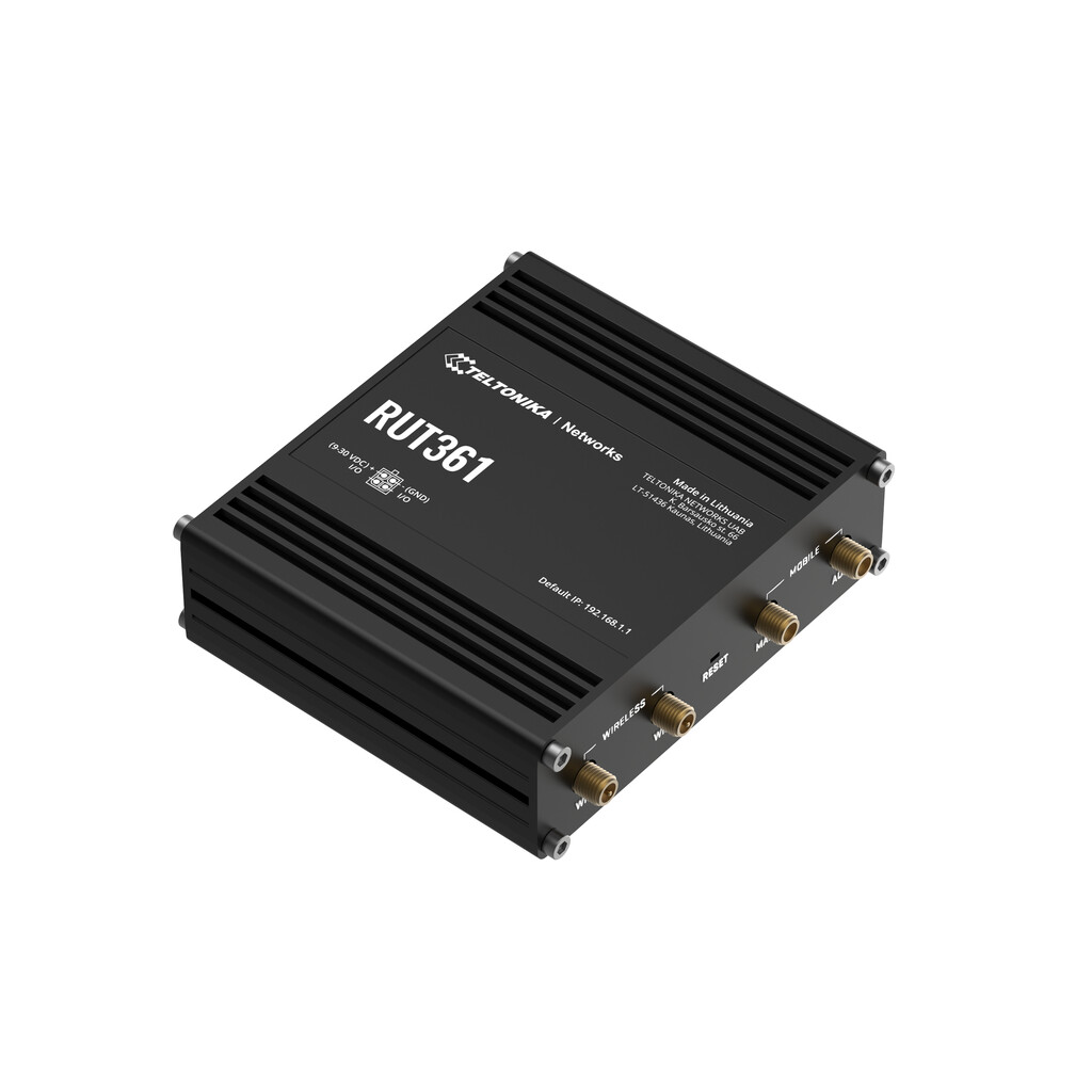 Teltonika RUT361 (EU) LTE CAT6 Router voor mobiele netwerken - Afbeelding 4