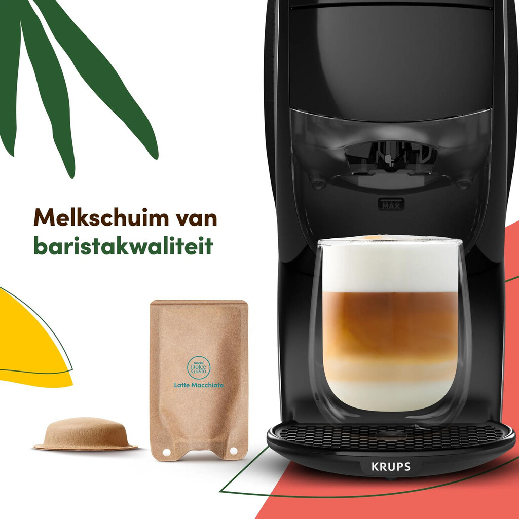 Krups NESCAFÉ DOLCE GUSTO NESCAFÉ® Dolce Gusto® YY5678 NEO Latte koffiemachine zwart - Afbeelding 6