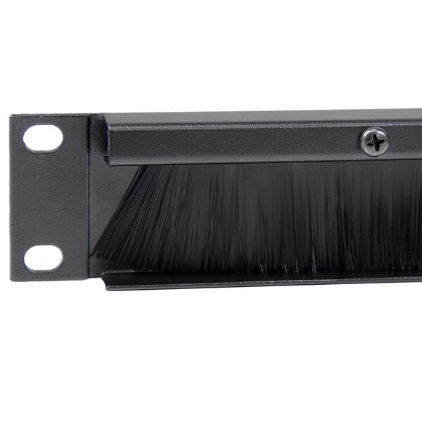StarTech.com 1U borstelstrip-kabelpaneel voor horizontale serverracks - Afbeelding 3
