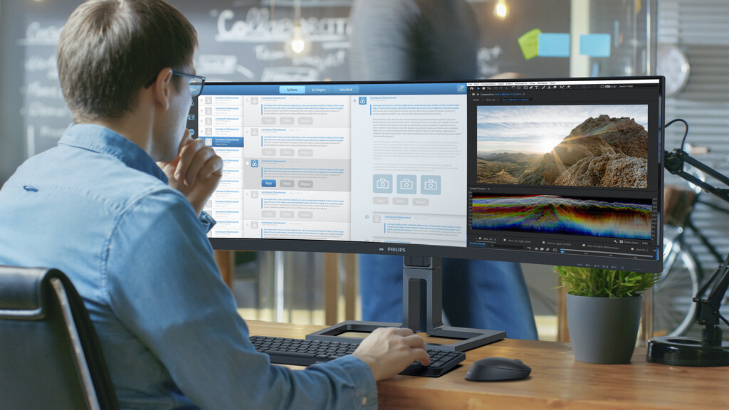 Philips 6000 series 45B1U6900C/00 computer monitor 113 cm (44.5") 5120 x 1440 Pixels UltraWide Dual Quad HD LED Zwart - Afbeelding 3