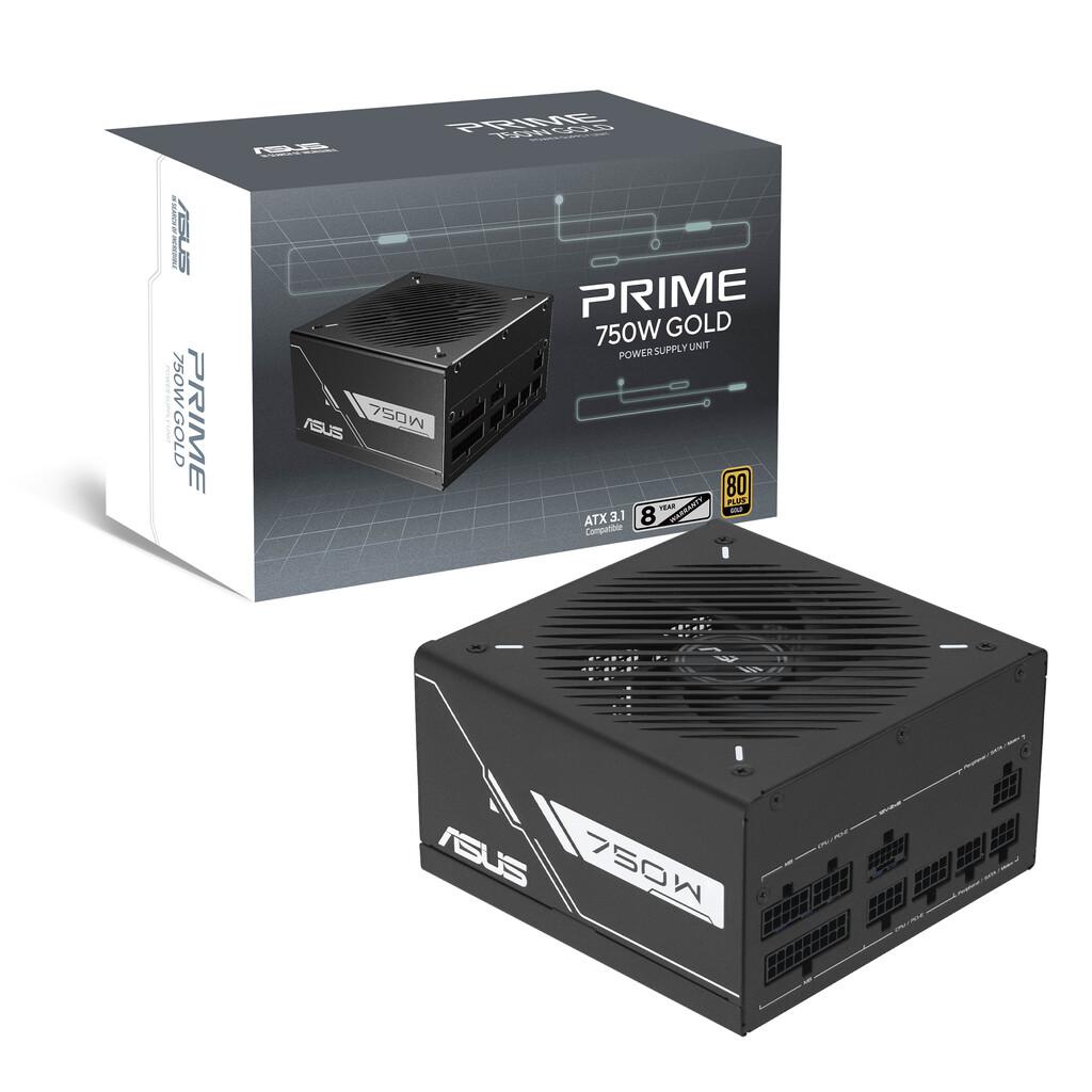 ASUS Prime -750G power supply unit 750 W 20+4 pin ATX ATX Zwart - Afbeelding 12