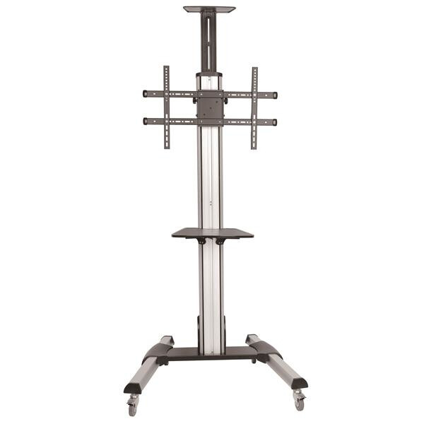 StarTech.com Verrijdbare TV Standaard - Mobiele TV Vloerstandaard voor 32-75" VESA Scherm (40kg) - TV Trolley met Plank - Univer - Afbeelding 4