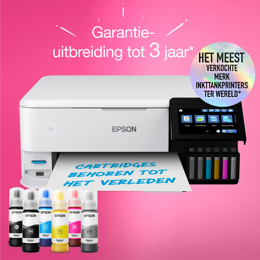 Epson EcoTank ET-8500 A4 Wi-Fi-fotoprinter met inkttank - Afbeelding 25