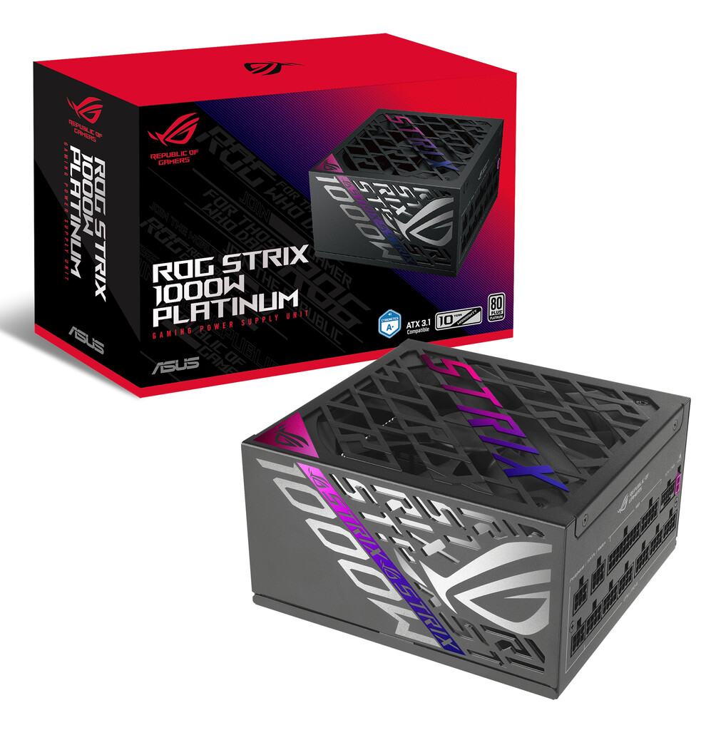 ASUS ROG STRIX-1000P-GAMING power supply unit 1000 W 20+4 pin ATX ATX Zwart, Zilver - Afbeelding 16