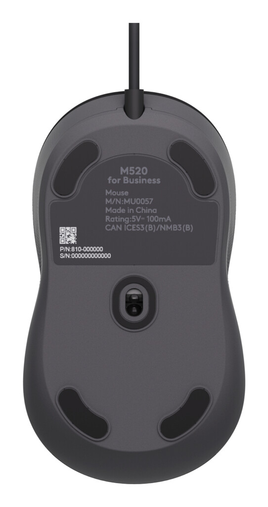 Logitech Signature Wired M520 for Business muis Kantoor Ambidextrous USB Type-C Optisch 4000 DPI - Afbeelding 2