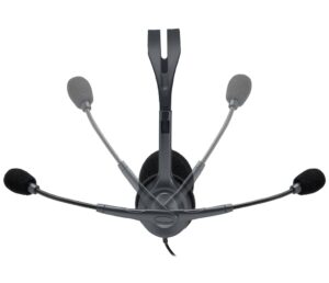 Logitech 981-000593 hoofdtelefoon/headset Bedraad Hoofdband Kantoor/callcenter Zwart