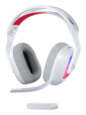 Logitech G Astro A20 X Headset Bedraad en draadloos Hoofdband Gamen USB Type-C Bluetooth Wit