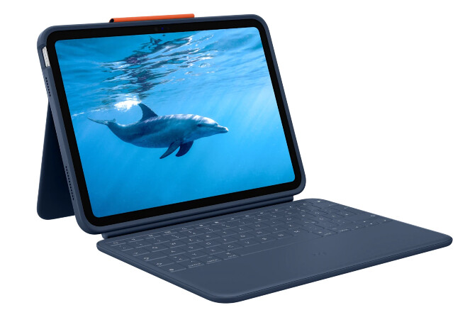 Logitech 920-011191 toetsenbord voor mobiel apparaat QWERTZ Duits Smart Connector Blauw - Afbeelding 9
