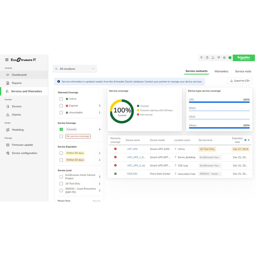 Schneider Electric Abonnement, EcoStruxure IT Expert, 3 jaar, digitaal, monitoring en beheer op afstand van datacenters. - Afbeelding 10