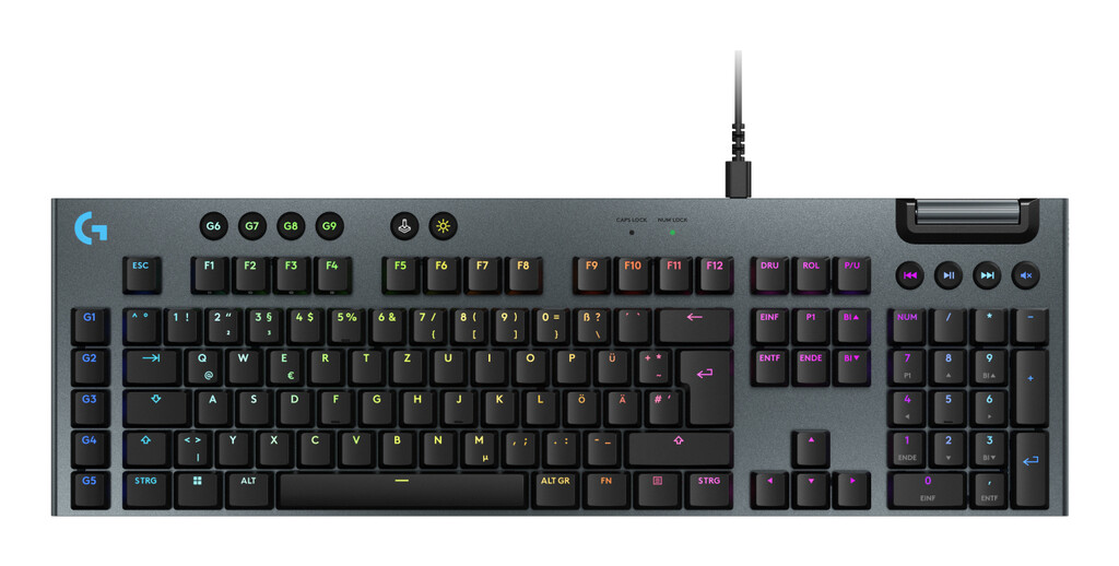 Logitech G G915 X toetsenbord Gamen USB QWERTZ Duits Zwart