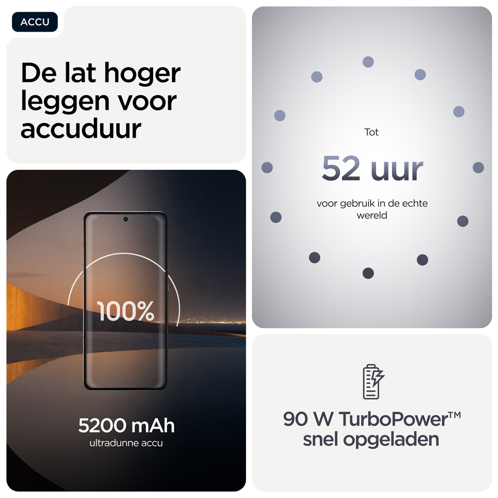 Motorola signature 17,2 cm (6.78") Dual SIM Android 16.0 5G USB Type-C 16 GB 512 GB 5200 mAh Donkerblauw - Afbeelding 9