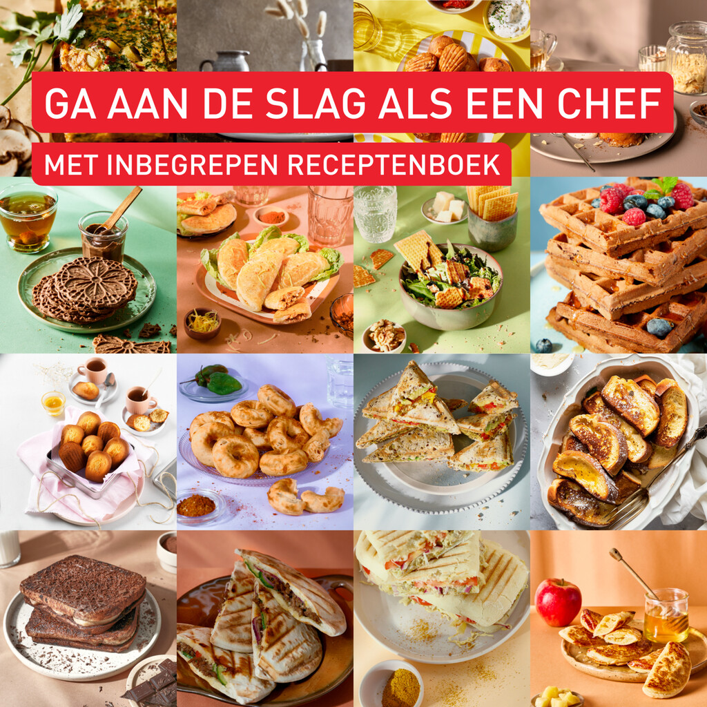 Tefal Snack Collection SW863J tosti- en wafelapparaat - Afbeelding 4