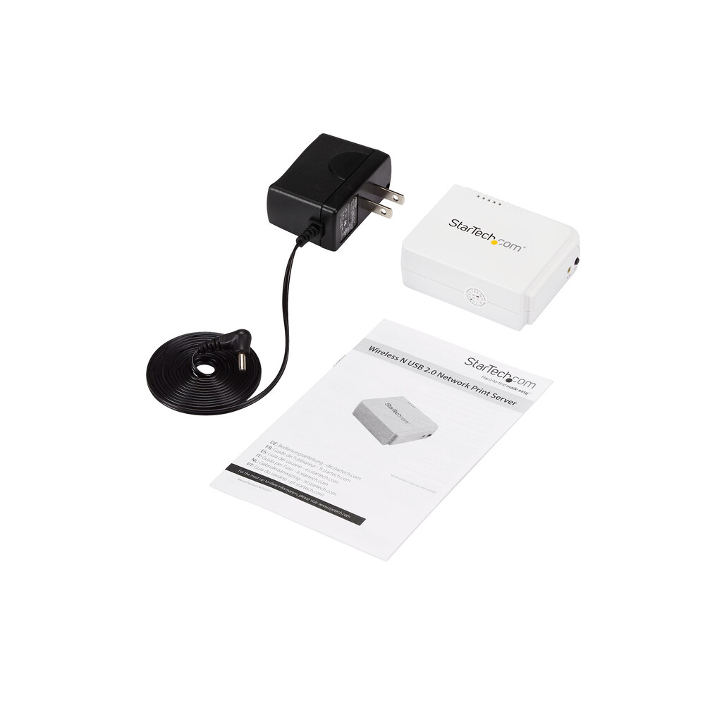 StarTech.com 1-poorts USB Wireless N netwerkprintserver met 10/100 Mbps Ethernet-poort - 802.11 b/g/n - Afbeelding 6