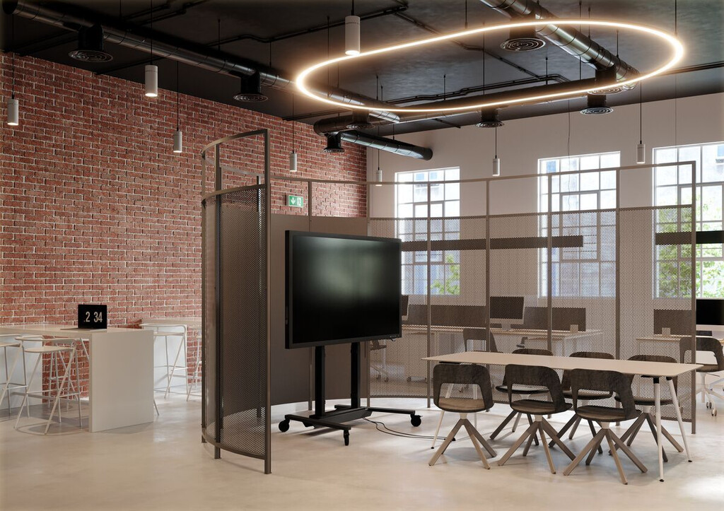 Vogel's RISE 4205 Gemotoriseerde display lift trolley, 50 mm/s, 700 mm slag (zwart, EU) - Afbeelding 3
