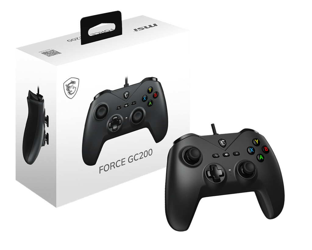 MSI FORCE GC200 game controller Zwart USB Gamepad Analoog/digitaal Android, PC - Afbeelding 5