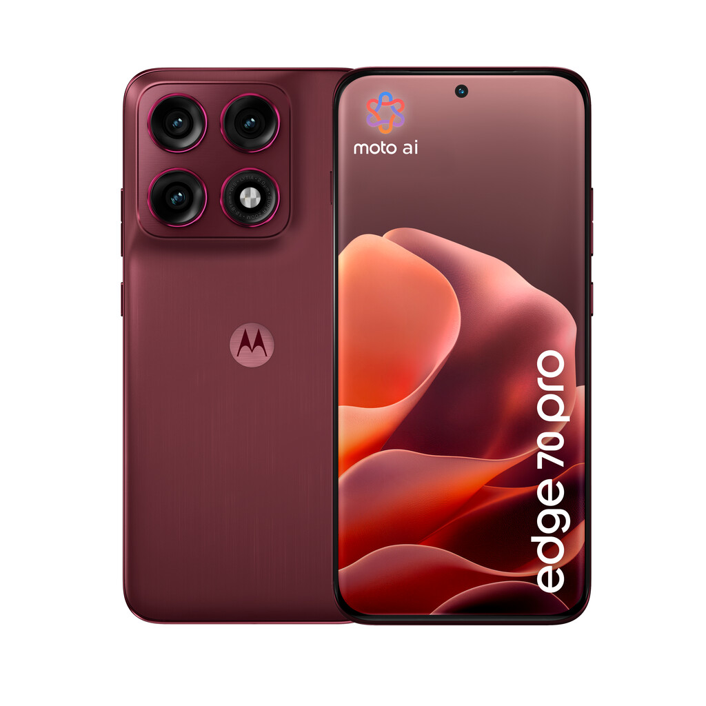 Motorola edge 70 pro 17,2 cm (6.78") Dual SIM Android 16.0 5G USB Type-C 8 GB 256 GB 6500 mAh Bordeaux