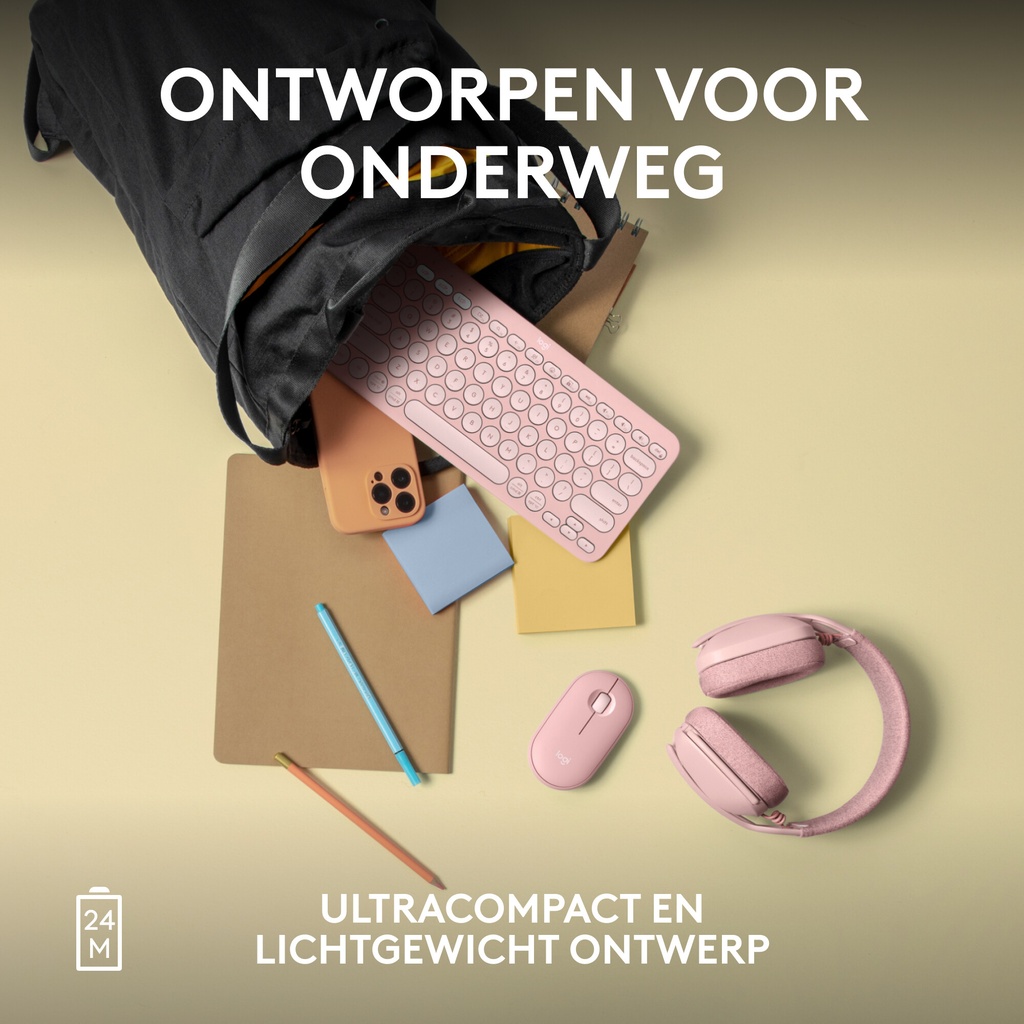 Logitech 910-007014 muis Reizen Ambidextrous RF-draadloos + Bluetooth Optisch 4000 DPI - Afbeelding 4