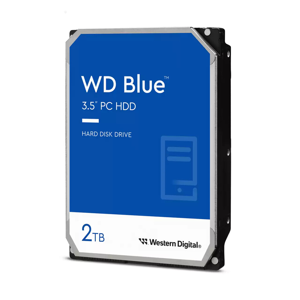 Western Digital Blue WD20EARZ interne harde schijf 2 TB 5400 RPM 64 MB 3.5" SATA III