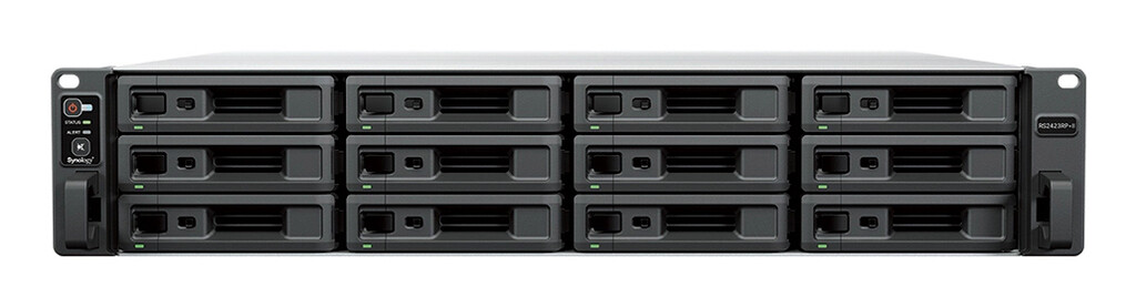 Synology RackStation RS2423RP+II NAS Rack (2U) AMD Ryzen V1780B 8 GB DDR4 0 TB DiskStation Manager Zwart