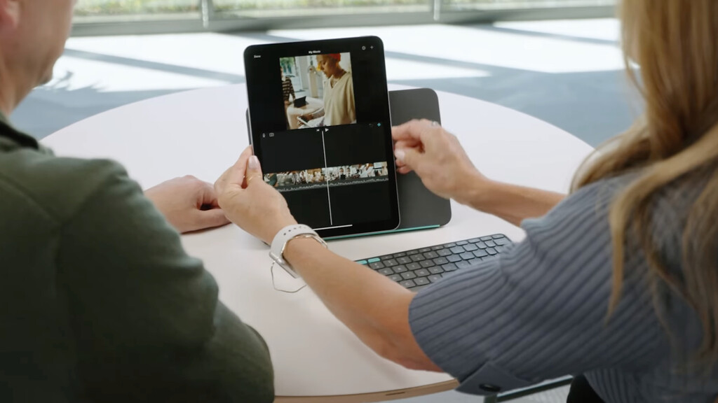 Logitech Flip Folio AZERTY Frans Bluetooth Licht Grijs - Afbeelding 4
