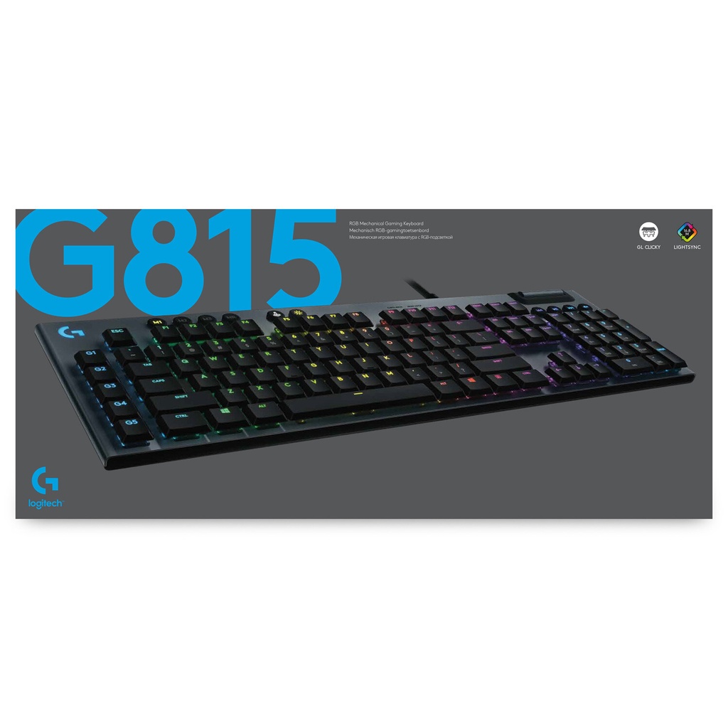 Logitech G G815 LIGHTSYNC RGB Mechanical Gaming Keyboard - Afbeelding 7