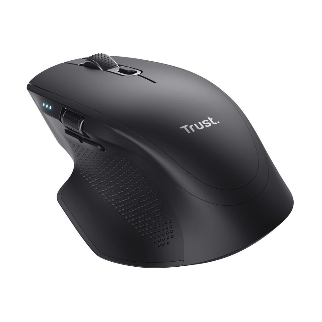Trust Ozaa+ Draadloze muis voor meerdere apparaten – draadloze muis – stille knoppen – Zwart - Afbeelding 11
