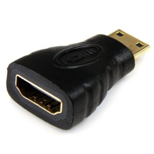 StarTech.com Mini HDMI naar HDMI Adapter, 4K High Speed HDMI Adapter, 4K 30Hz Ultra HD High Speed HDMI Adapter, HDMI 1.4, Vergul
