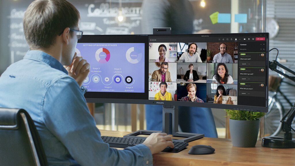 Philips 6000 series 45B1U6900CH/00 computer monitor 113 cm (44.5") 5120 x 1440 Pixels UltraWide Dual Quad HD LED Zwart - Afbeelding 4