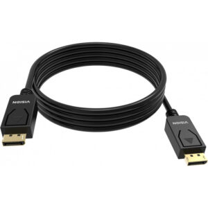 Vision TC 2MDP8K/BL DisplayPort kabel 2 m Zwart
