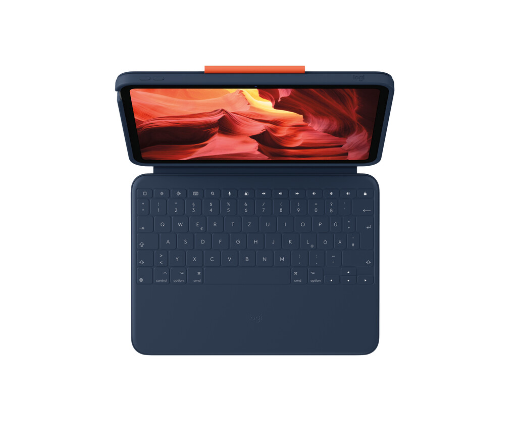 Logitech 920-011191 toetsenbord voor mobiel apparaat QWERTZ Duits Smart Connector Blauw - Afbeelding 8