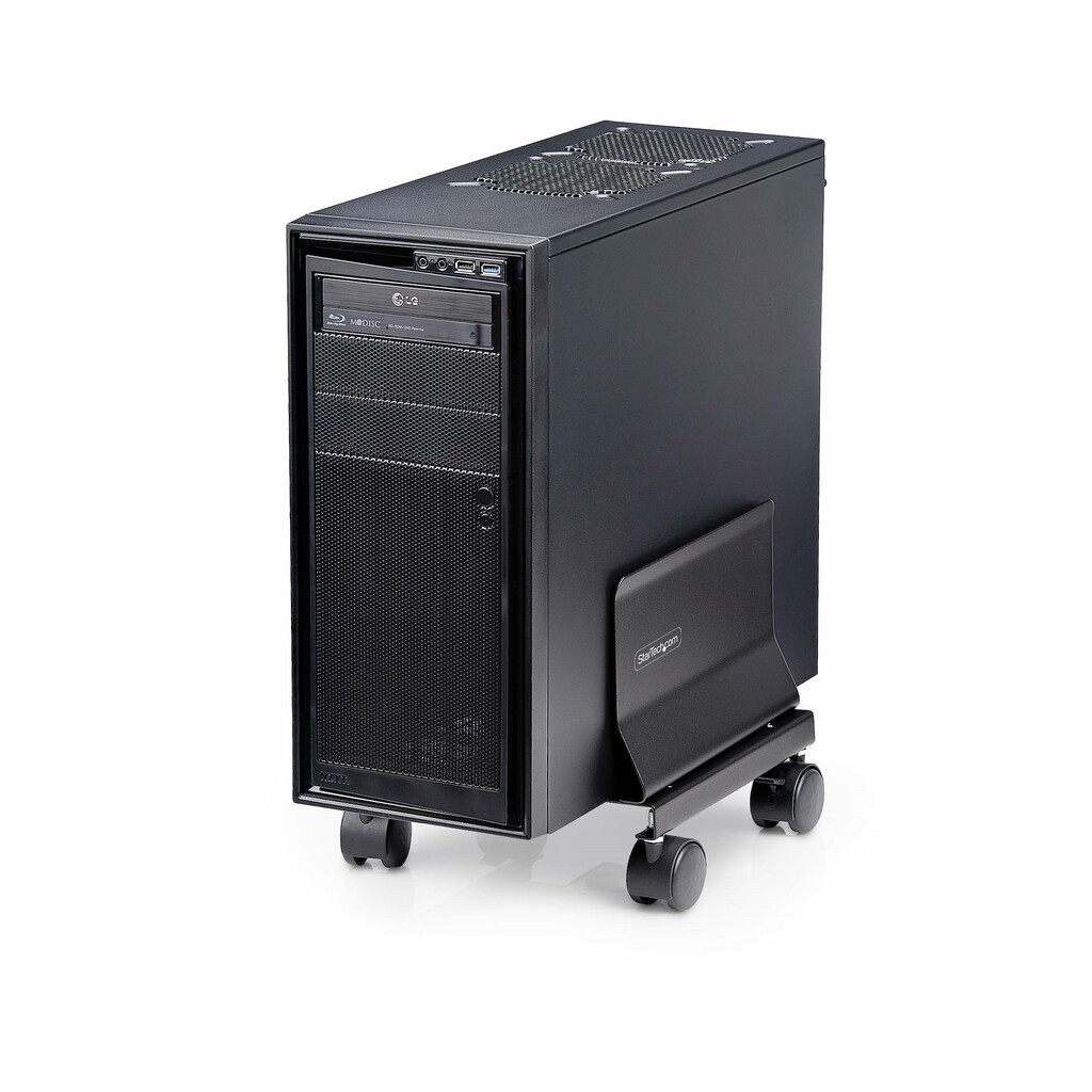 StarTech.com CPU Houder op Wielen, Verrijdbare Computer Beugel, Max Draagvermogen 21kg,Verstelbare PC Beugel, Computer Vloerstan - Afbeelding 7