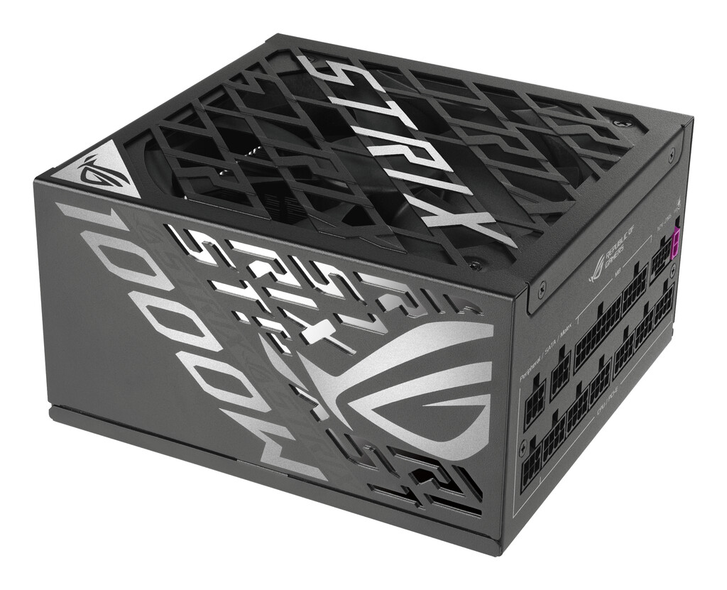 ASUS ROG STRIX-1000P-GAMING power supply unit 1000 W 20+4 pin ATX ATX Zwart, Zilver - Afbeelding 2