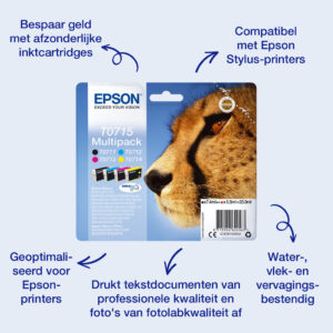Epson Singlepack Magenta T0713 DURABrite Ultra Ink