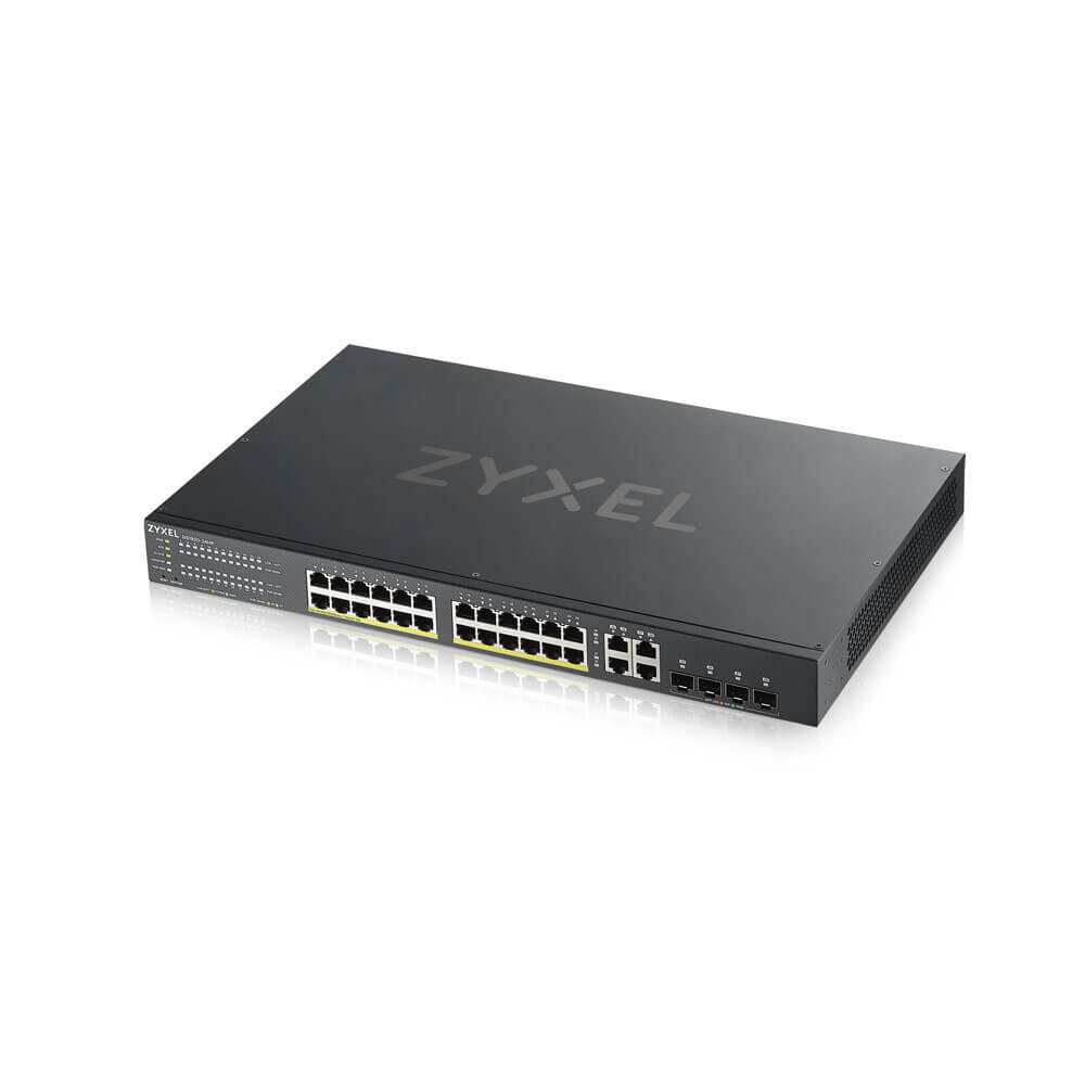 Zyxel GS1920-24HPV2 Managed Gigabit Ethernet (10/100/1000) Power over Ethernet (PoE) Zwart - Afbeelding 4