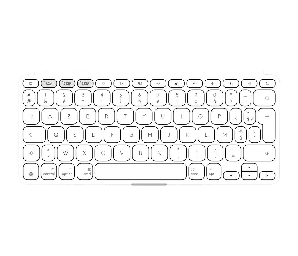 Logitech Keys-To-Go 2 AZERTY Frans Bluetooth Wit - Afbeelding 5